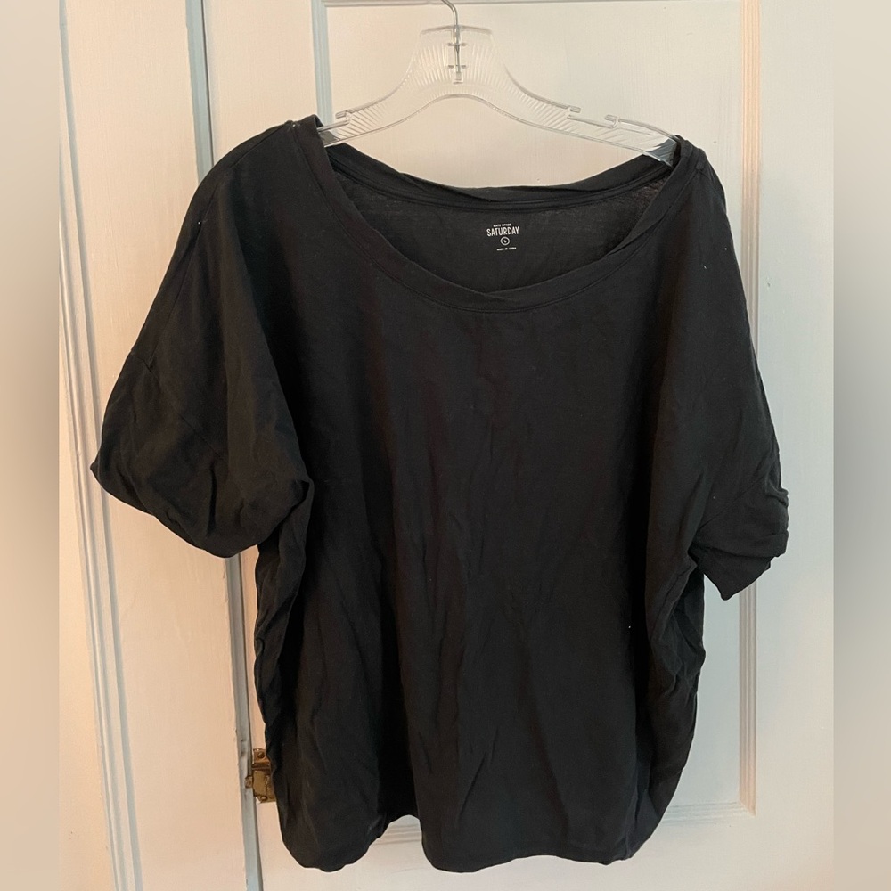 Kate Spade SATURDAY Slouchy Roll-Sleeve Tee